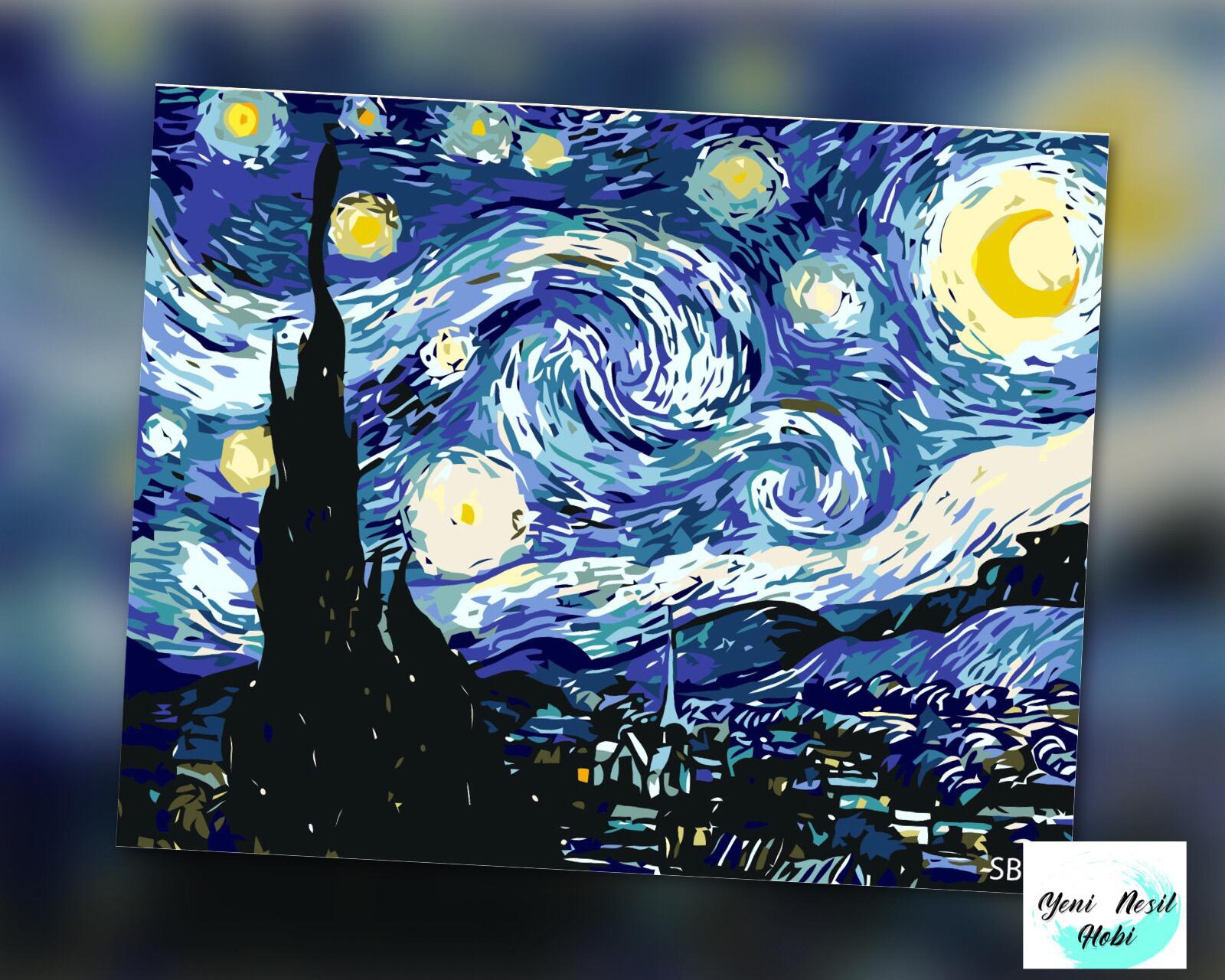Plus%20Hobby%20SB14/Yıldızlı%20Gece%20-%20Sayılarla%20Boyama%20Seti