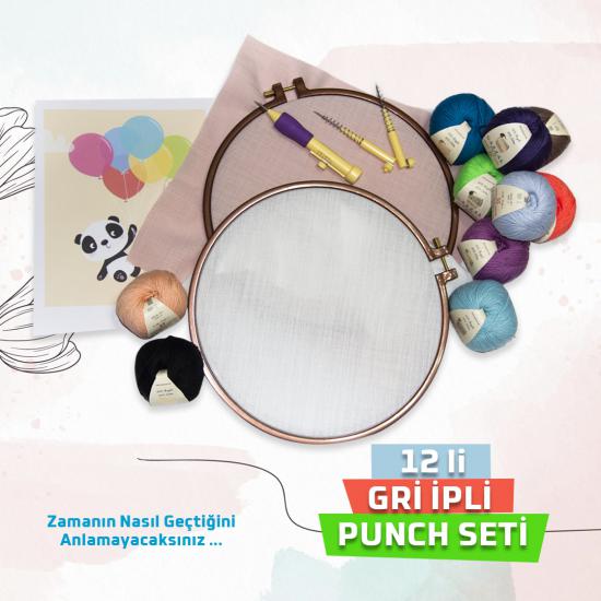 12 Adet 25 Gr İpli Punch Kiti