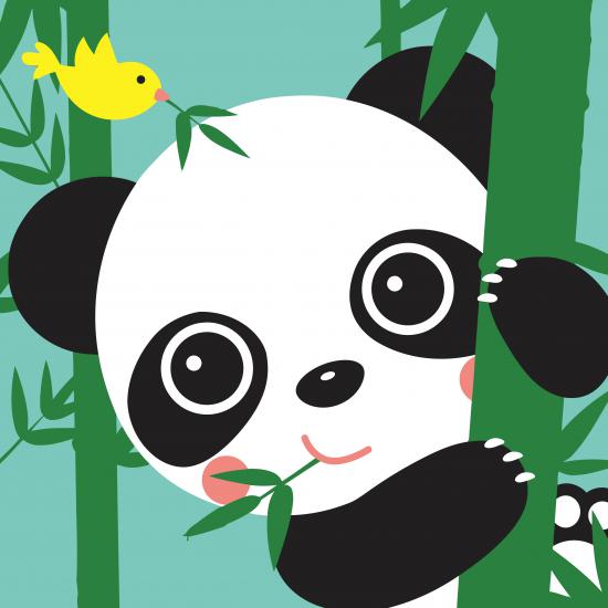 Plus Hobby BB11 - Panda Çocuklar İçin Sayılarla Boyama Seti