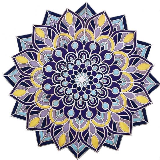 Ahşap Mandala Boyama